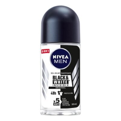 DESODORANTE NIVEA ROLLON MEN BLACK WHITE * 50 ML