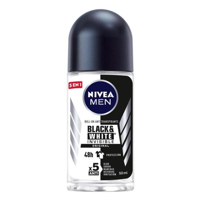DESODORANTE NIVEA ROLLON MEN BLACK WHITE * 50 ML