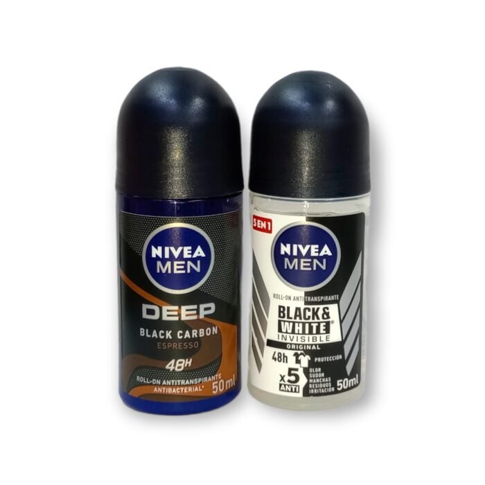 DESODORANTE NIVEA ROLLON MEN BLACK WHITE * 50 ML