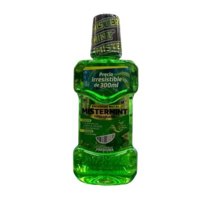 ENJUAGUE MISTERMINT YERBABUENA VERDE  X300