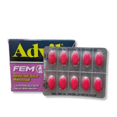 ADVIL FEM TIRA X 10 UDS