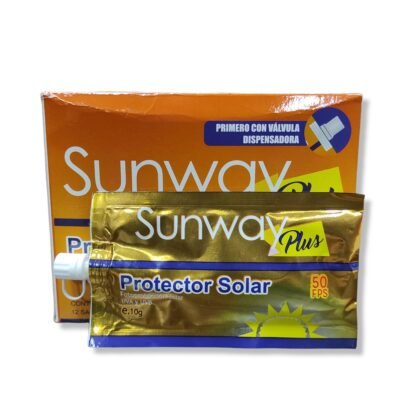 BLOQUEADOR SUNWAY PLUS SPF 50 DISP *12 UND