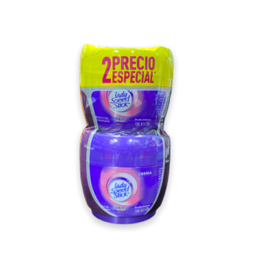 DESODORANTE LADY SPEED CREMA * 100 * 2 UND