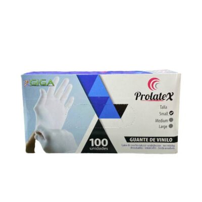 GUANTE DE VINILO PROLATEX TALLA S *100und