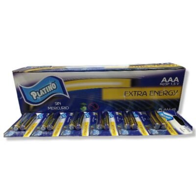 PILA PLATINO 3A  TIRA *6 PARES