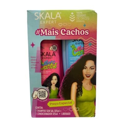 SHAMPOO + ACONDICIONADOR SKALA MAIS CACHOS * 325 ML