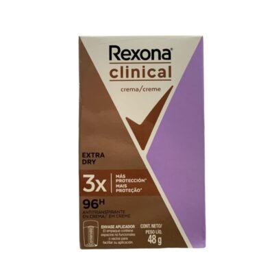 DESODORANTE REXONA CLINICAL MORADO EXTRA DRY *48 G