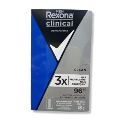 DESODORANTE REXONA CLINICAL AZUL CLEAN *48 G