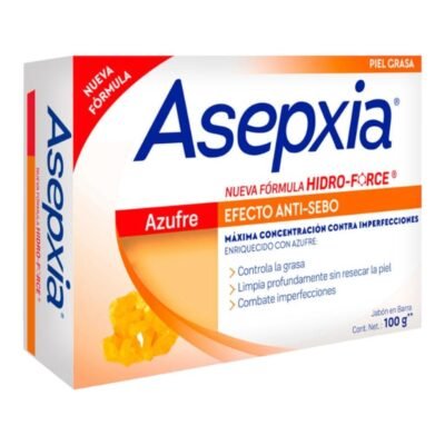 JABON ASEPXIA AZUFRE *100GM