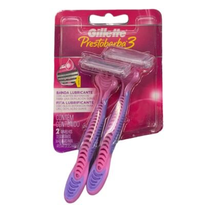 MAQUINA GILLETTE 3 HOJAS DAMA * 2 UND