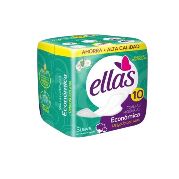 TOALLA ELLAS ECONOMICA * 10 UND