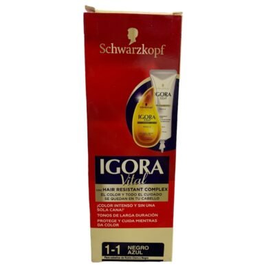 TINTE IGORA VITAL 1-1 NEGRO AZUL