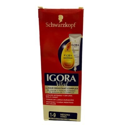 TINTE IGORA VITAL 1-9 NEGRO VINO