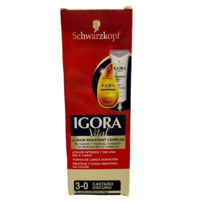 TINTE IGORA VITAL 3-0 CASTAÑO OSCURO