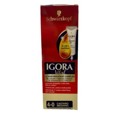 TINTE IGORA VITAL 4-0 CASTAÑO MEDIO