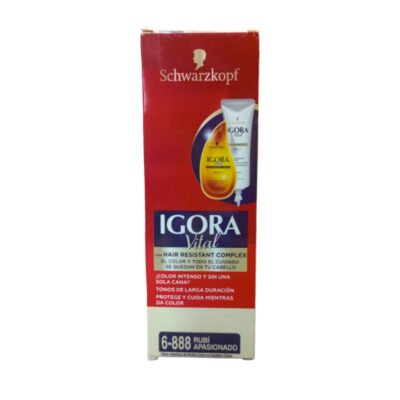 TINTE IGORA VITAL 6-888 RUBI APASIONADO