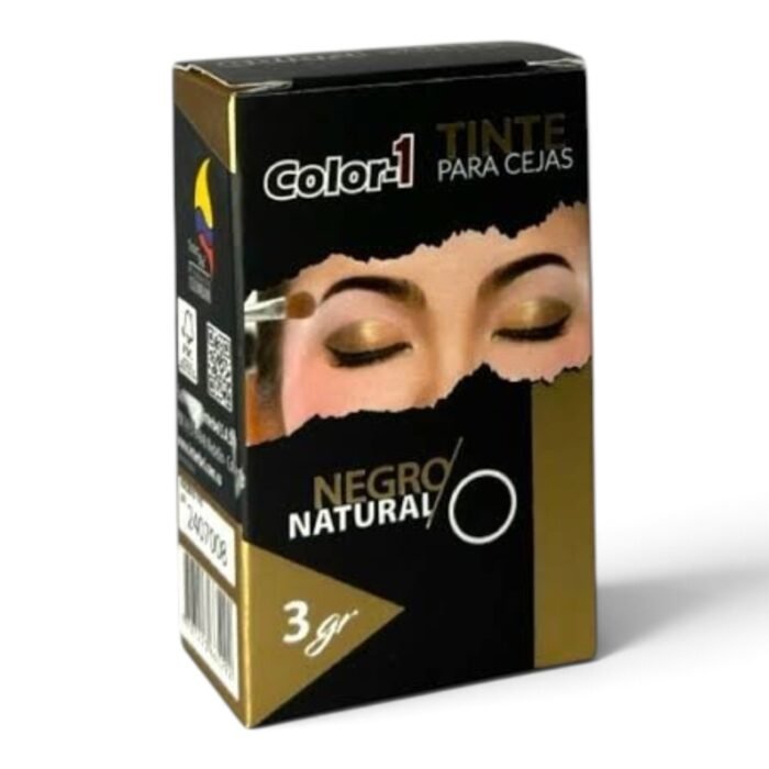 TINTE PARA CEJAS COLOR 1 NEGRO *3 GMS