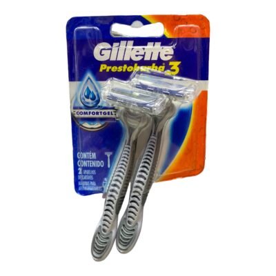 MAQUINA GILLETTE 3 HOJAS MEN * 2 UND