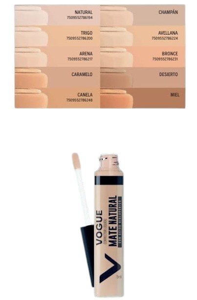 CORRECTOR OJERAS LIQUIDO VOGUE HUALURONICO * 5 ML
