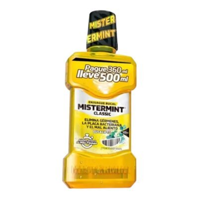 ENJUAGUE MISTERMIN CLASSIC AMARILLO* 500 ML