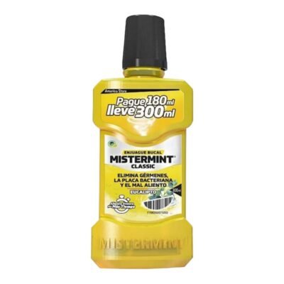ENJUAGUE MISTERMIN CLASSIC AMARILLO* 300 ML