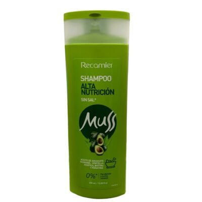 SHAMPOO MUSS NUTRICION AGUACATE  *400 ML