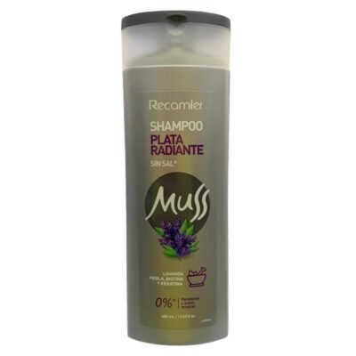 SHAMPOO MUSS PLATA  *400 ML