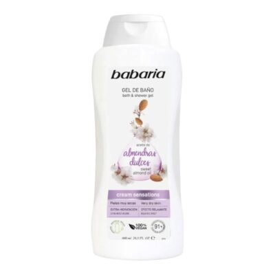 GEL DE BAÑO BABARIA ALMENDRAS *600ML