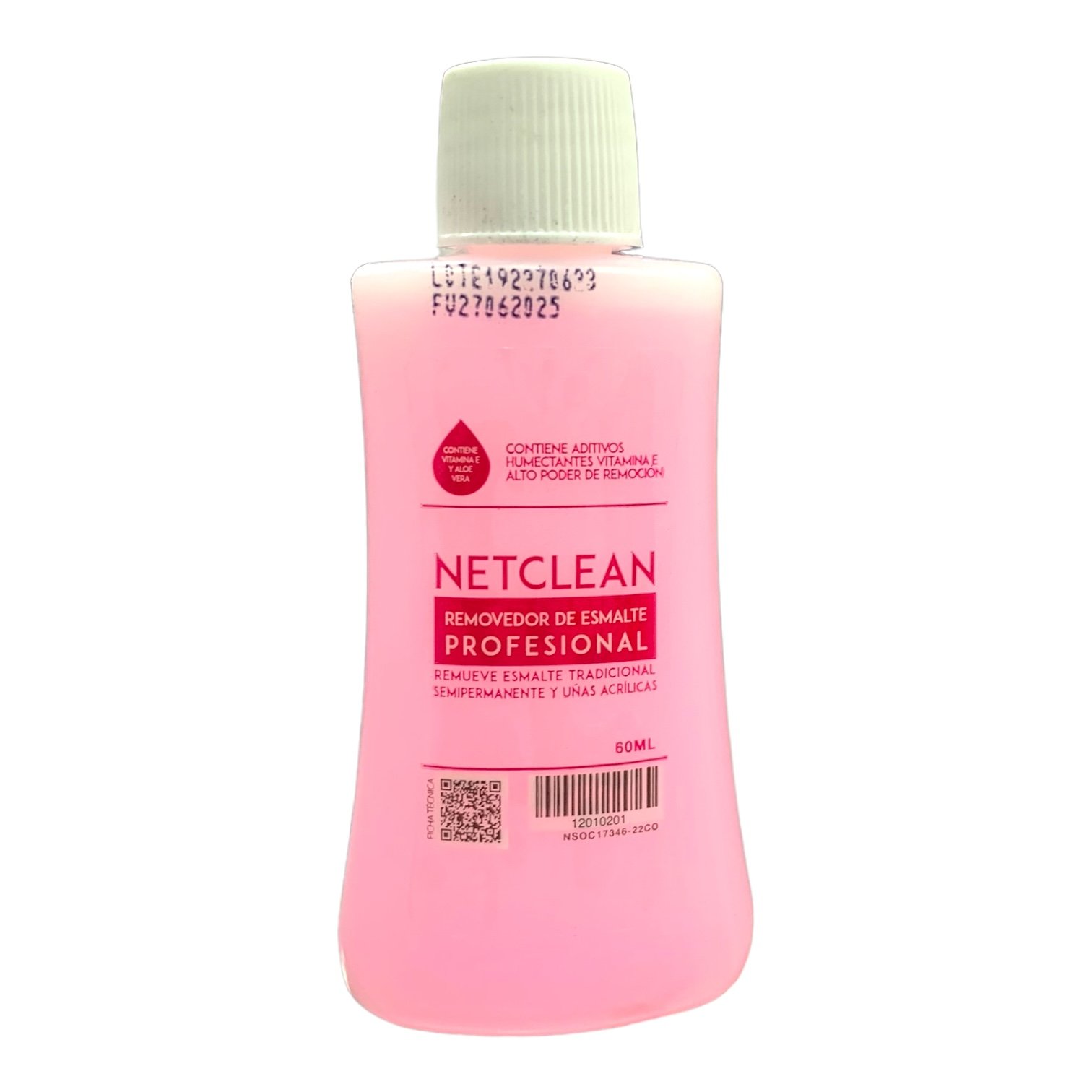 Netclean Cap REMOVEDOR SEMIPERMANENTE NETCLEAN *60 ML - Distribuidora Arymar