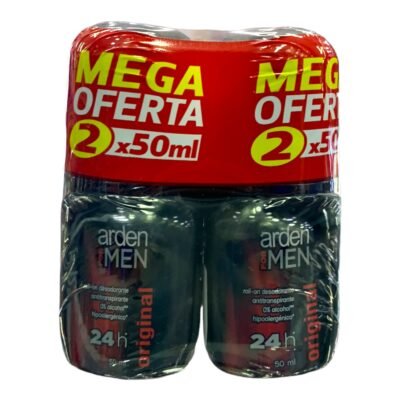 DESODORANTE ARDEN FOR MEN ROLLON 2 X1 * 50 ML