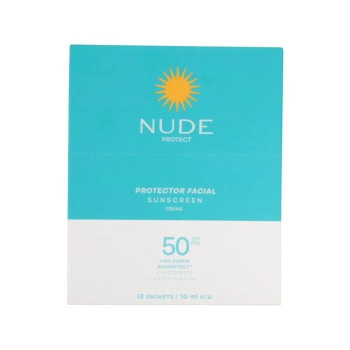 BLOQUEADOR NUDE FACIAL CREMA SIN COLOR FACT 50 * 12 SOBRES