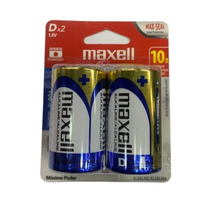 PILA MAXELL GRANDE TIPO D ALKALINA