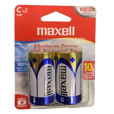 PILA MAXELL MEDIANA TIPO C ALKALINA