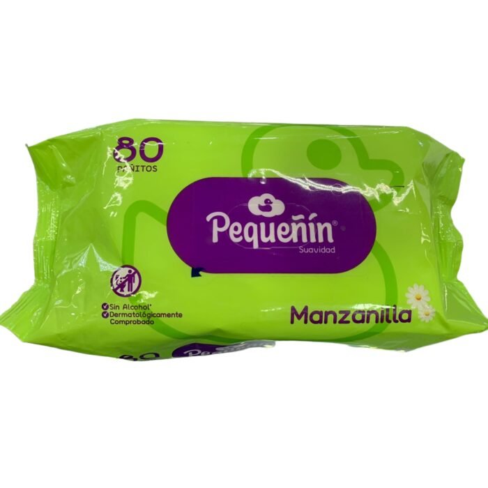 PAÑITO HUMEDO PEQUEÑIN MANZANILLA * 80un