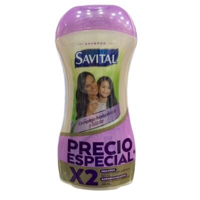 SHAMPOO + ACONDICIONADOR SAVITAL HIALURONICO * 530 ML