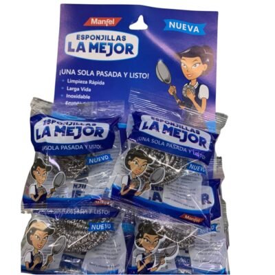 ESPONJA LA MEJOR AZUL * 12 UND