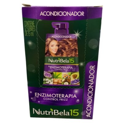 ACONDICIONADOR NUTRIBELA ENZIMOTERAPIA SACHET * 12 UND