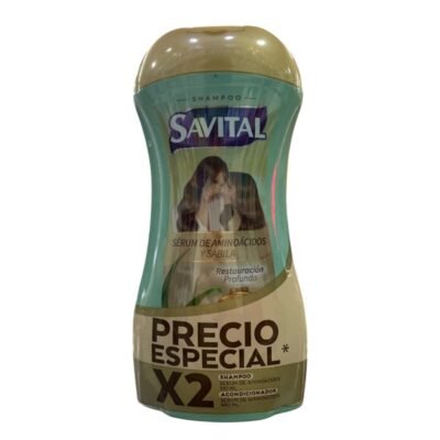 SHAMPOO 510 + ACONDICIONADOR 490 SAVITAL SERUM