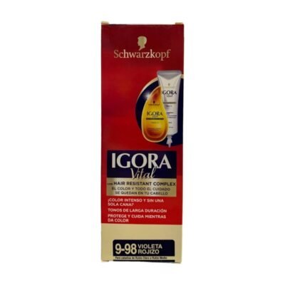 TINTE IGORA VITAL 9-98 VIOLETA ROJIZO