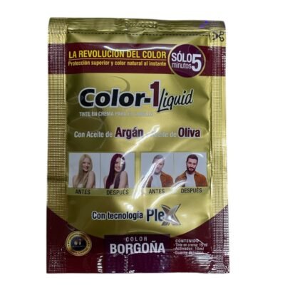 COLOR 1 LIQUIDO BORGOÑA