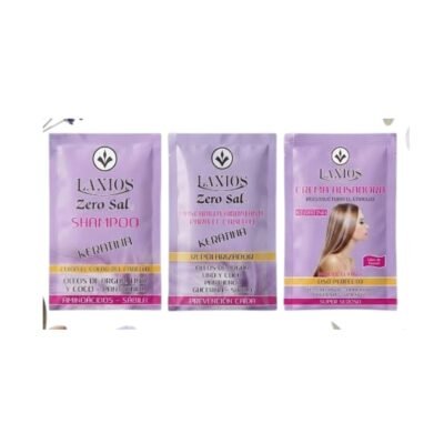 KIT ALISADOR LAXIOS SACHETS *60 ML *3 UN