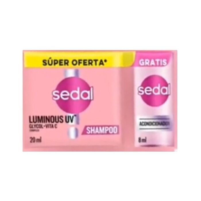 SHAMPOO SEDAL SOBRE LUMINOS *10 UND