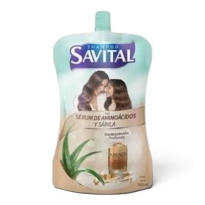 SHAMPOO SAVITAL SACHET * 100ml SERUM AMINOACIDOS