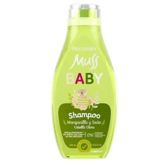 SHAMPOO MUSS BABY *400 MANZANILLA