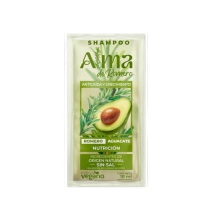 SHAMPOO ALMA DE ROMERO AGUACATE *12 UND