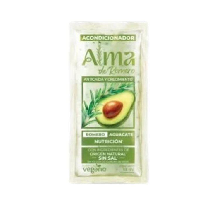 ACONDICIONADOR ALMA DE ROMERO AGUACATE *12 UND