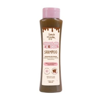 SHAMPOO LLUVIA DE ESTRELLAS CHOCOLATE ROSADO *400ML