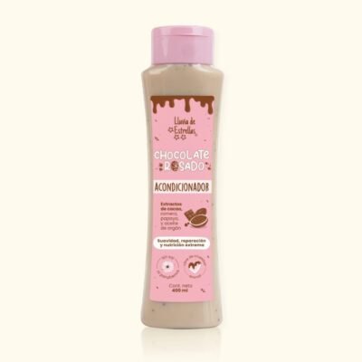 ACONDICIONADOR LLUVIA DE ESTRELLAS CHOCOLATE ROSADO *400ML