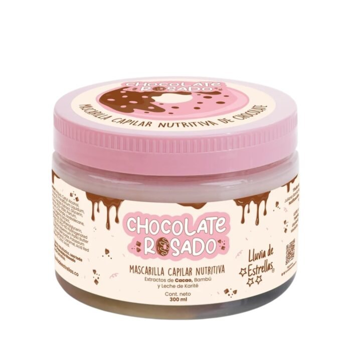 MASCARILLA LLUVIA DE ESTRELLAS CHOCOLATE ROSADO *300ML
