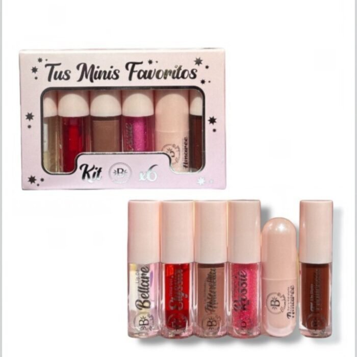 KIT BRILLO LABIAL MINI BLOOMSHELL FAVORITOS *6 REF:BL-KBM36
